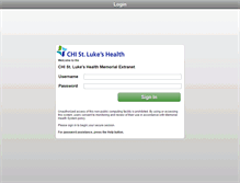 Tablet Screenshot of access.memorialhealth.org